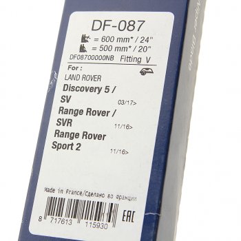 4 399 р. Щетка стеклоочистителя 600500мм комплект DENSO DENSO df-087  с доставкой в г. Майкоп. Увеличить фотографию 3