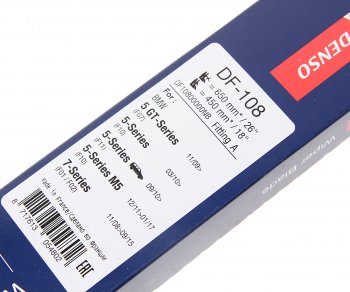 3 599 р. Щетка стеклоочистителя BMW 7 (08-) 650450мм комплект DENSO DENSO df-108  с доставкой в г. Майкоп. Увеличить фотографию 3