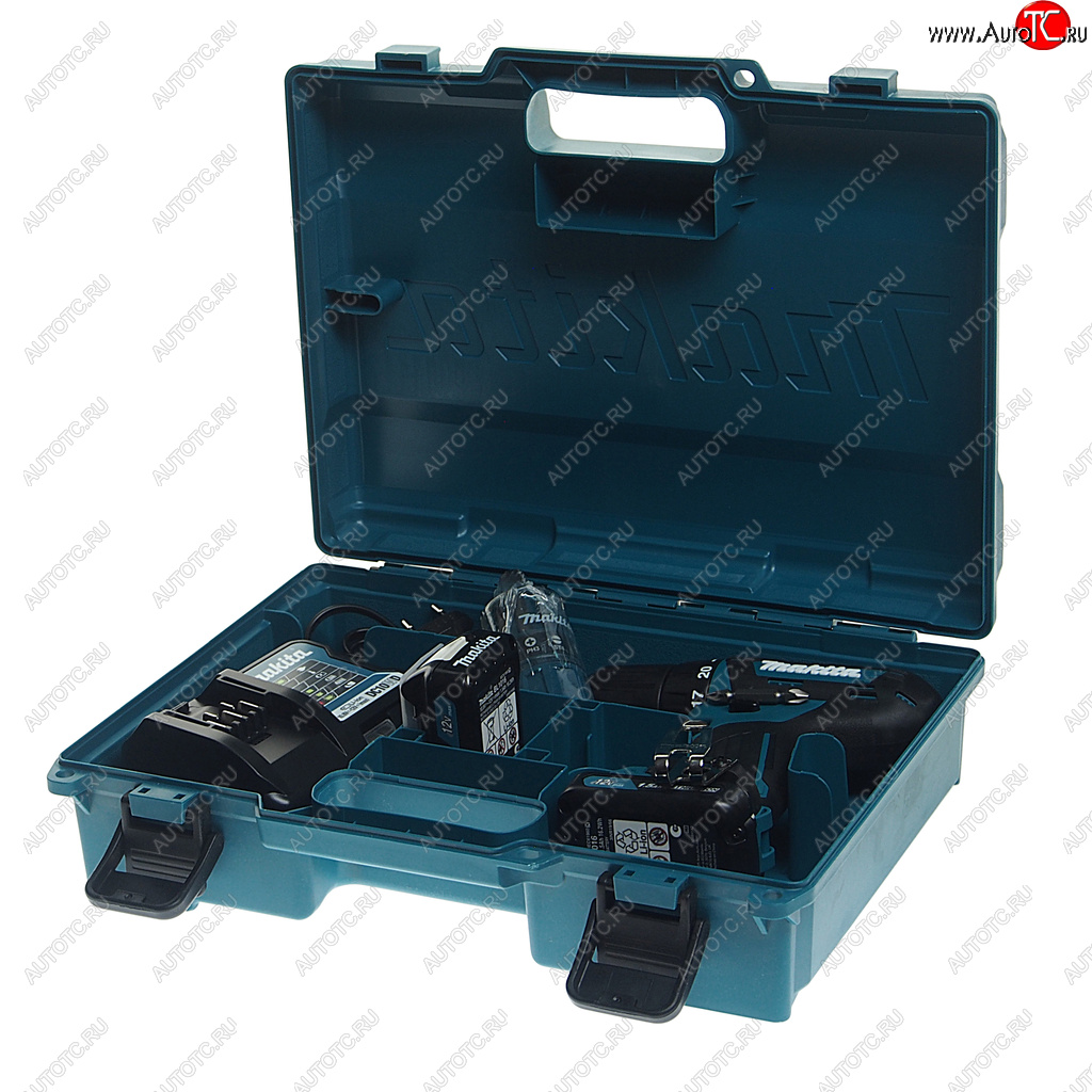 13 899 р. Дрель-шуруповерт с АКБ 12.0В 1.5Ач (2АКБ Li-Ion,кейс) MAKITA MAKITA df333dwye4  с доставкой в г. Майкоп