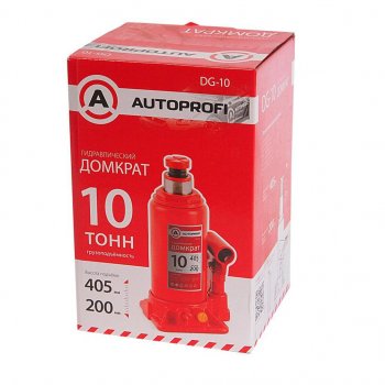 3 999 р. Домкрат бутылочный 10т 200-405мм AUTOPROFI AUTOPROFI dg-10  с доставкой в г. Майкоп. Увеличить фотографию 2