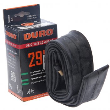559 р. Камера велосипедная 29 29х2.102.35 автовентиль DURO DURO dhb01032  с доставкой в г. Майкоп. Увеличить фотографию 1
