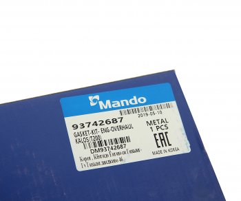 7 399 р. Прокладка двигателя CHEVROLET Aveo (03-08),Lacetti (03-08) комплект (M) MANDO MANDO dm93742687 MANDO dm93742687  с доставкой в г. Майкоп. Увеличить фотографию 7