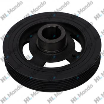 3 899 р. Шкив HYUNDAI Sonata (08-),Santa Fe (09-) KIA Cerato (08-) (2.0/2.4) коленвала MANDO MANDO dmb010049 MANDO dmb010049  с доставкой в г. Майкоп. Увеличить фотографию 1