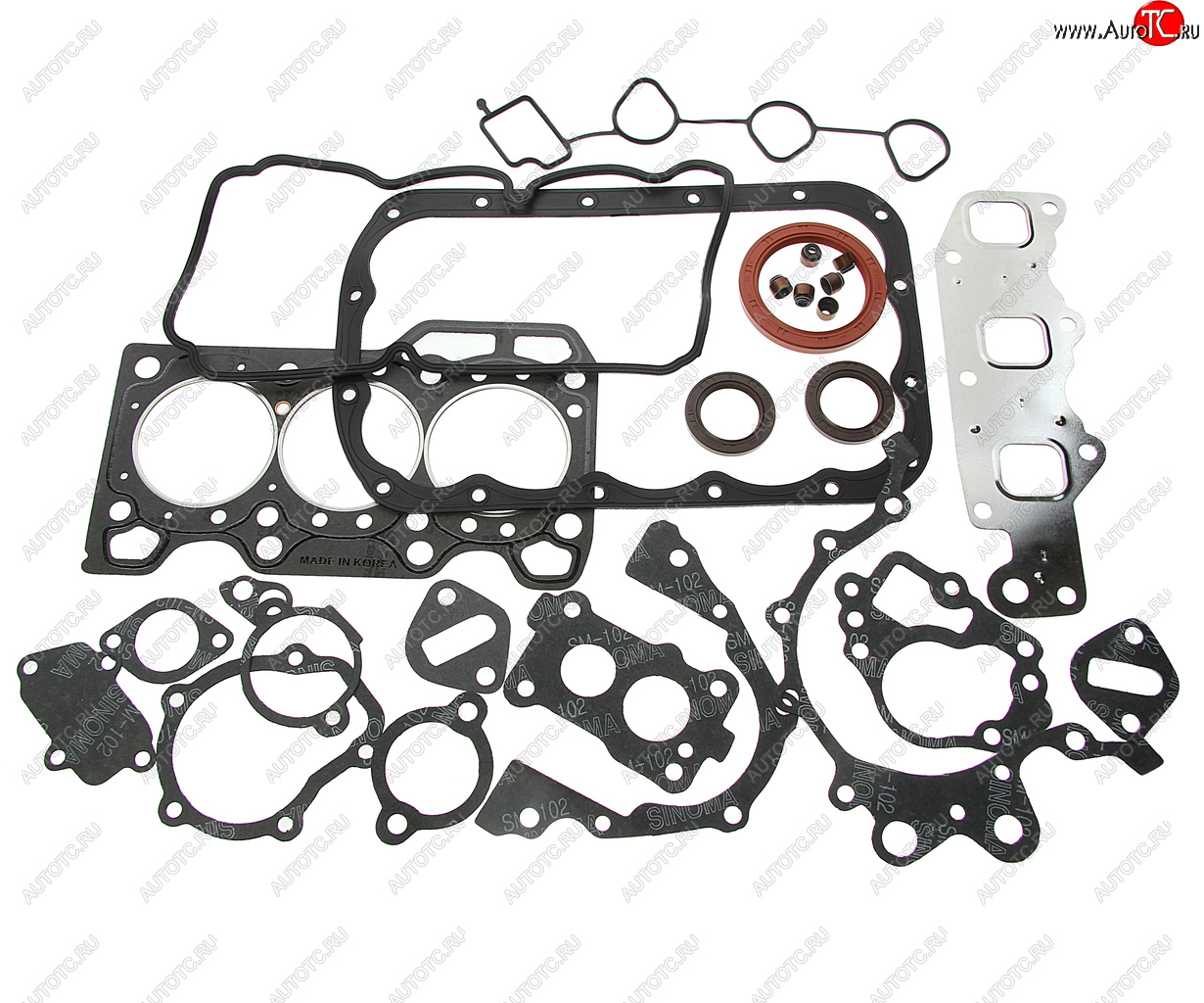 3 379 р. Прокладка двигателя CHEVROLET Spark (98-) (0.8) комплект (AF) MANDO MANDO dn93740053  с доставкой в г. Майкоп