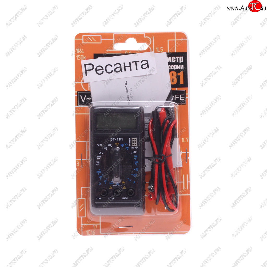779 р. Мультиметр DT181 РЕСАНТА РЕСАНТА dt 181  с доставкой в г. Майкоп
