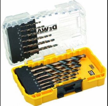 4 299 р. Набор сверл по металлу 1.0-10.0мм HSS (19шт.) DEWALT DEWALT dt70728-qz DEWALT dt70728-qz  с доставкой в г. Майкоп. Увеличить фотографию 2