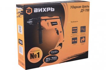 2 999 р. Дрель ударная 700Вт ВИХРЬ ВИХРЬ ду-700  с доставкой в г. Майкоп. Увеличить фотографию 14
