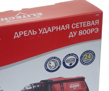 3 399 р. Дрель ударная 800Вт ELITECH ELITECH ду 800рэ  с доставкой в г. Майкоп. Увеличить фотографию 6