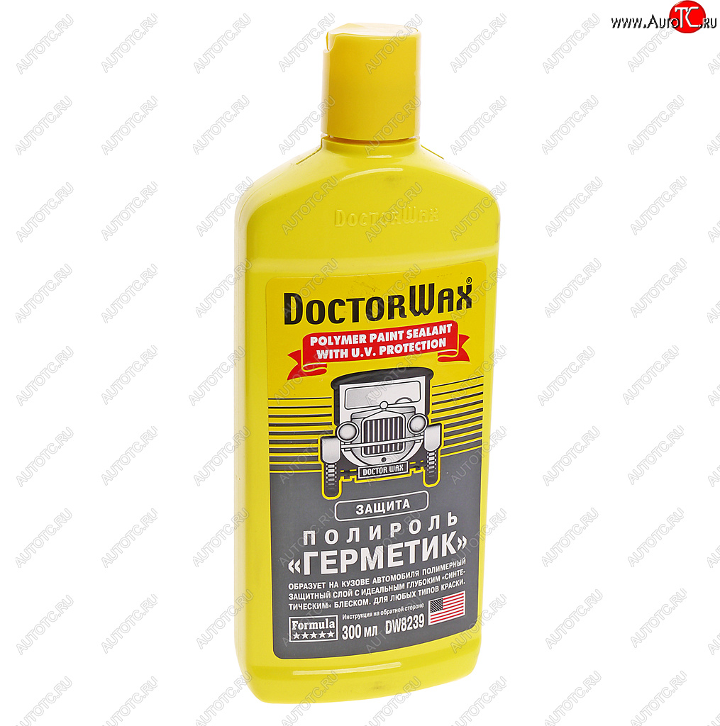 799 р. Полироль кузова ГЕРМЕТИК защита от ультрафиол.300мл DOCTOR WAX DOCTOR WAX dw8239  с доставкой в г. Майкоп