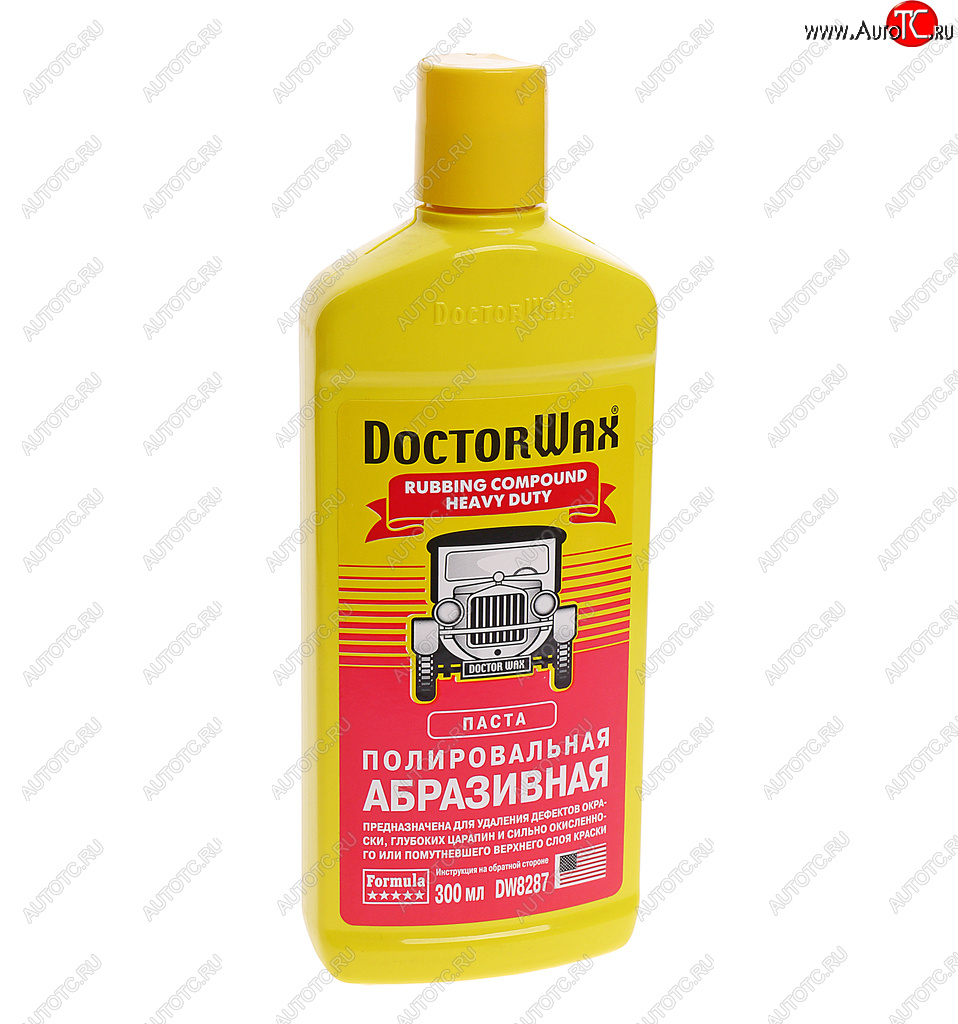 699 р. Полироль кузова абразивная 300мл DOCTOR WAX DOCTOR WAX dw8287  с доставкой в г. Майкоп