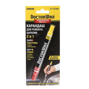 619 р. Карандаш для ремонта царапин DOCTOR WAX DOCTOR WAX dw8300  с доставкой в г. Майкоп. Увеличить фотографию 1