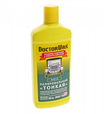 759 р. Полироль кузова абразивная мелкая 300мл DOCTOR WAX DOCTOR WAX dw8307  с доставкой в г. Майкоп. Увеличить фотографию 1