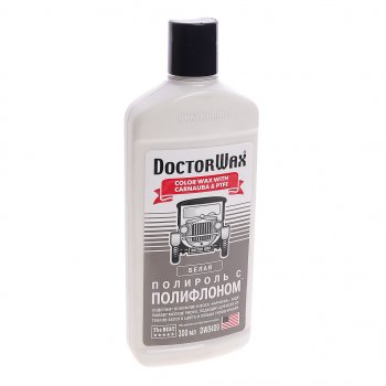 749 р. Полироль кузова с тефлоном белая 300мл DOCTOR WAX DOCTOR WAX dw8409  с доставкой в г. Майкоп. Увеличить фотографию 1