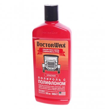749 р. Полироль кузова с тефлоном красная 300мл DOCTOR WAX DOCTOR WAX dw8417  с доставкой в г. Майкоп. Увеличить фотографию 1