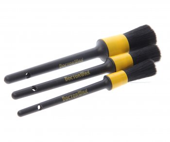 819 р. Набор кисточек для детейлинга 3шт. DOCTOR WAX DOCTOR WAX dw8601s  с доставкой в г. Майкоп. Увеличить фотографию 2