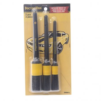 819 р. Набор кисточек для детейлинга 3шт. DOCTOR WAX DOCTOR WAX dw8601s  с доставкой в г. Майкоп. Увеличить фотографию 1