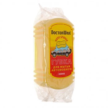 237 р. Губка DOCTOR WAX для мытья 12х25х7см HI-GEAR DOCTOR WAX HI-GEAR dw8608  с доставкой в г. Майкоп. Увеличить фотографию 1