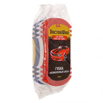 249 р. Губка для мойки автомобиля БЛЕСК ОБЕЩАЮ DOCTOR WAX DOCTOR WAX dw8611  с доставкой в г. Майкоп. Увеличить фотографию 1