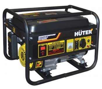 28 999 р. Бензогенератор 3.0кВт 4такт. расх.=0.4лкВтч. бак=15л HUTER HUTER dy4000l  с доставкой в г. Майкоп. Увеличить фотографию 1