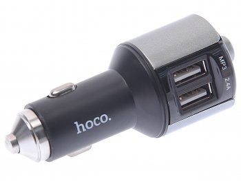 1 179 р. Устройство зарядное в прикуриватель с трансмиттером (bluetooth,hands free) HOCO HOCO e19 black HOCO e19 black  с доставкой в г. Майкоп. Увеличить фотографию 1
