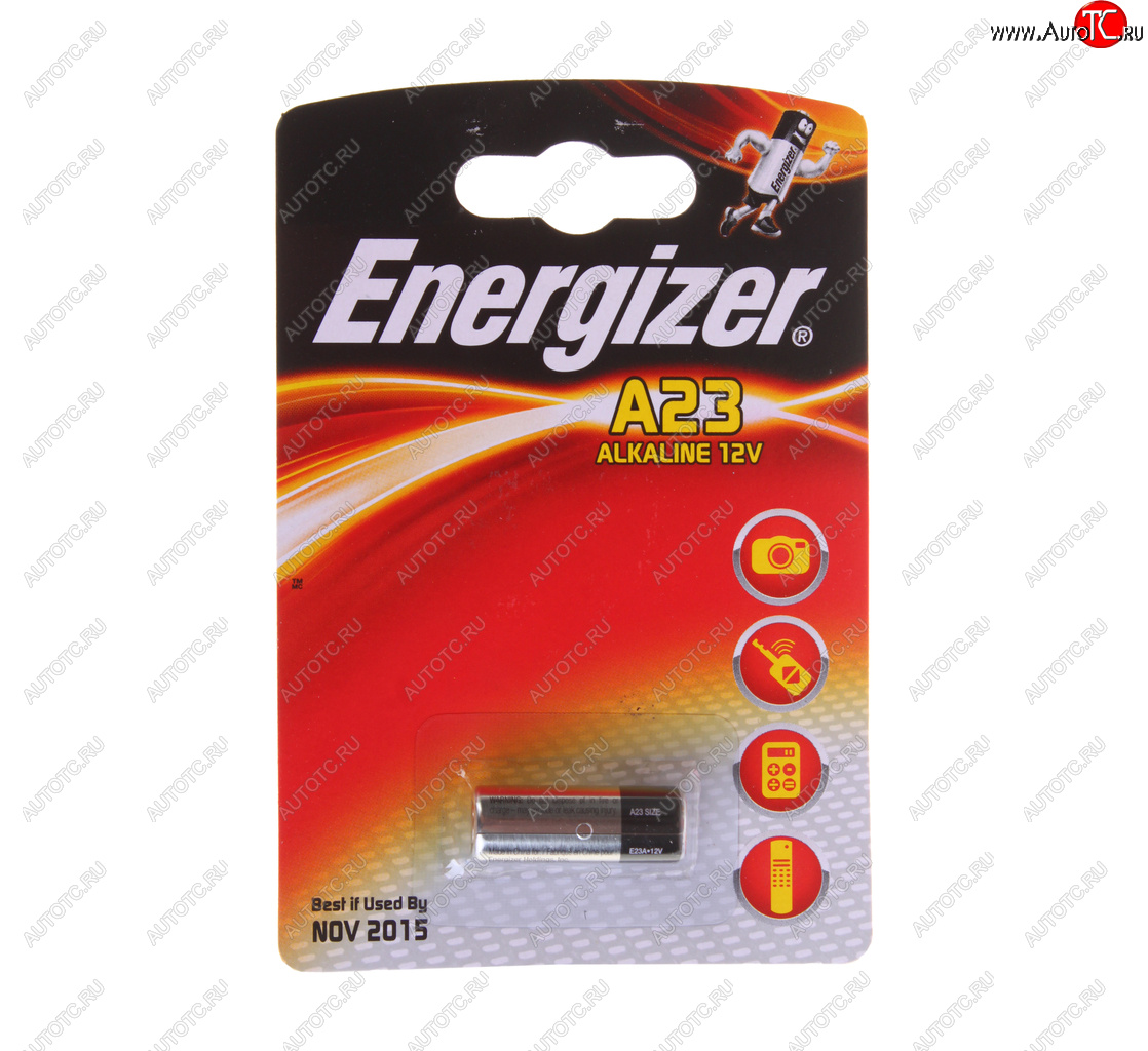 188 р. Батарейка A23 3LR50 12V (пульт сигнализации) блистер 1шт. Alkaline ENERGIZER ENERGIZER e23a bc1  с доставкой в г. Майкоп