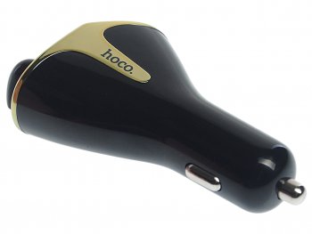 1 039 р. Устройство зарядное в прикуриватель 2USB 12V HOCO HOCO e47 black HOCO e47 black  с доставкой в г. Майкоп. Увеличить фотографию 2