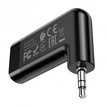 699 р. Адаптер Bluetooth автомобильный черный HOCO HOCO e53 black HOCO e53 black  с доставкой в г. Майкоп. Увеличить фотографию 2