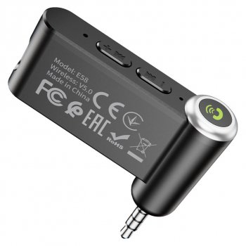 669 р. Адаптер Bluetooth автомобильный универсальный HOCO HOCO e58 black  с доставкой в г. Майкоп. Увеличить фотографию 4