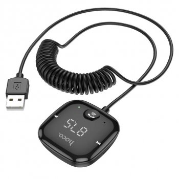 839 р. Модулятор FM плеер bluetooth HOCO HOCO e65 black  с доставкой в г. Майкоп. Увеличить фотографию 3