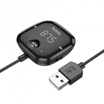 839 р. Модулятор FM плеер bluetooth HOCO HOCO e65 black  с доставкой в г. Майкоп. Увеличить фотографию 4