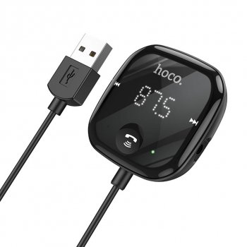 839 р. Модулятор FM плеер bluetooth HOCO HOCO e65 black  с доставкой в г. Майкоп. Увеличить фотографию 1