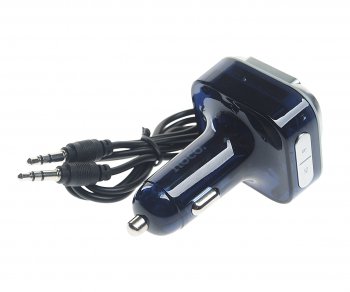 1 499 р. Устройство зарядное в прикуриватель с трансмиттером (bluetooth,hands free) HOCO HOCO e75 тмн-синий  с доставкой в г. Майкоп. Увеличить фотографию 2