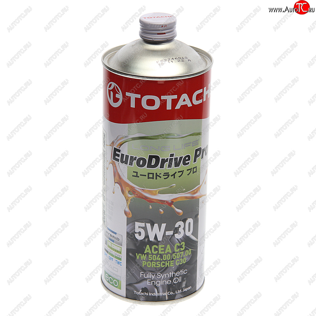 1 669 р. Масло моторное EURODRIVE PRO LL C3SN 5W30 синт.1л TOTACHI TOTACHI e7801  с доставкой в г. Майкоп