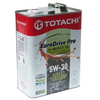 5 999 р. Масло моторное EURODRIVE PRO LL C3SN 5W30 синт.4л TOTACHI TOTACHI e7804  с доставкой в г. Майкоп. Увеличить фотографию 1