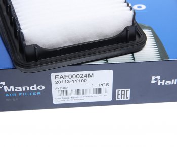 519 р. Фильтр воздушный KIA Picanto (11-) (1.0/1.2) MANDO MANDO eaf00024m MANDO eaf00024m  с доставкой в г. Майкоп. Увеличить фотографию 3