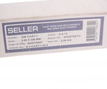 1 649 р. Электрод сварочный d=3.0мм 2кг по чугуну SELLER SELLER e cast-1(цч-4)  с доставкой в г. Майкоп. Увеличить фотографию 2