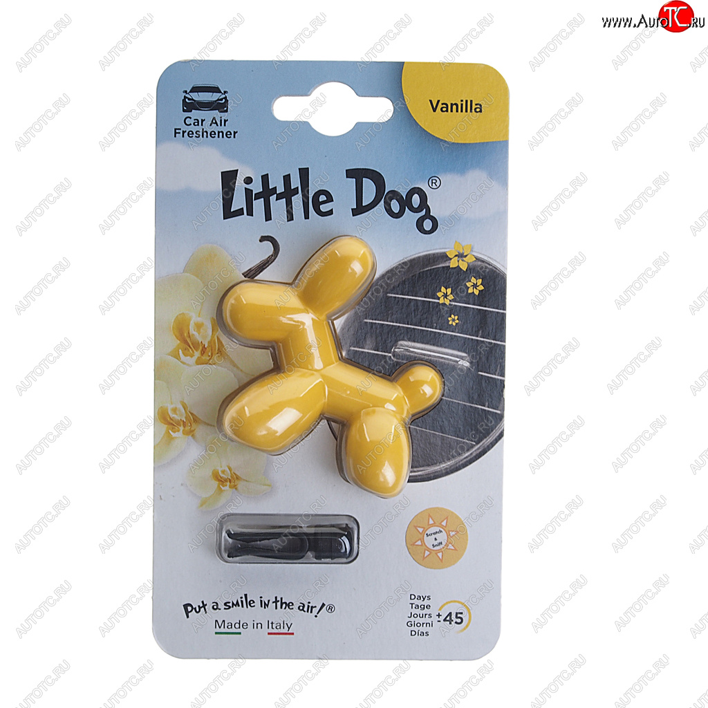 299 р. Ароматизатор на дефлектор полимерный (Ваниль) Little Dog DRIVE INT DRIVE INT ed0101  с доставкой в г. Майкоп
