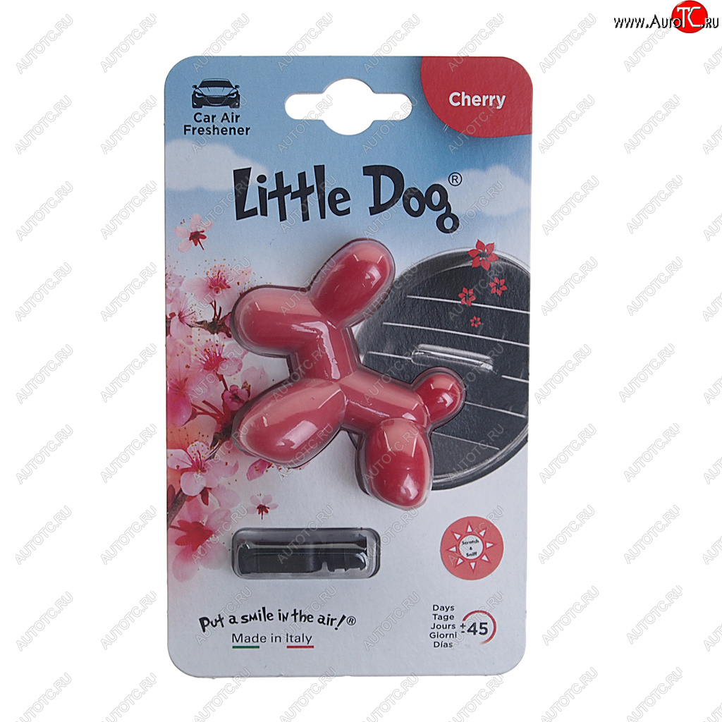 299 р. Ароматизатор на дефлектор полимерный (Вишня) Little Dog DRIVE INT DRIVE INT ed0404  с доставкой в г. Майкоп