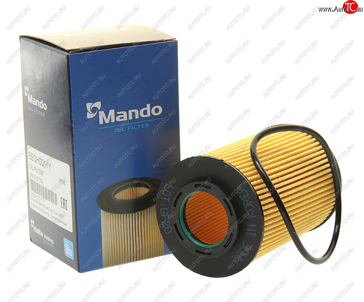 226 р. Фильтр масляный HYUNDAI Santa Fe (-02) KIA Sportage (2.0) MANDO MANDO eeoh0011y  с доставкой в г. Майкоп