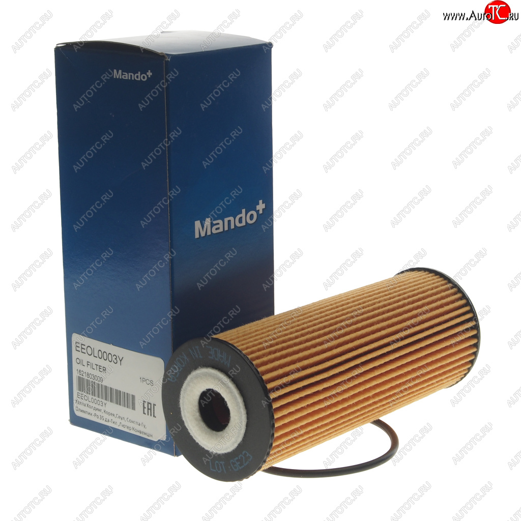 619 р. Фильтр масляный SSANGYONG Actyon (06-),Kyron (05-),Actyon Sports (06-),Rexton (03-) (D20,E23) MANDO MANDO eeol0003y  с доставкой в г. Майкоп