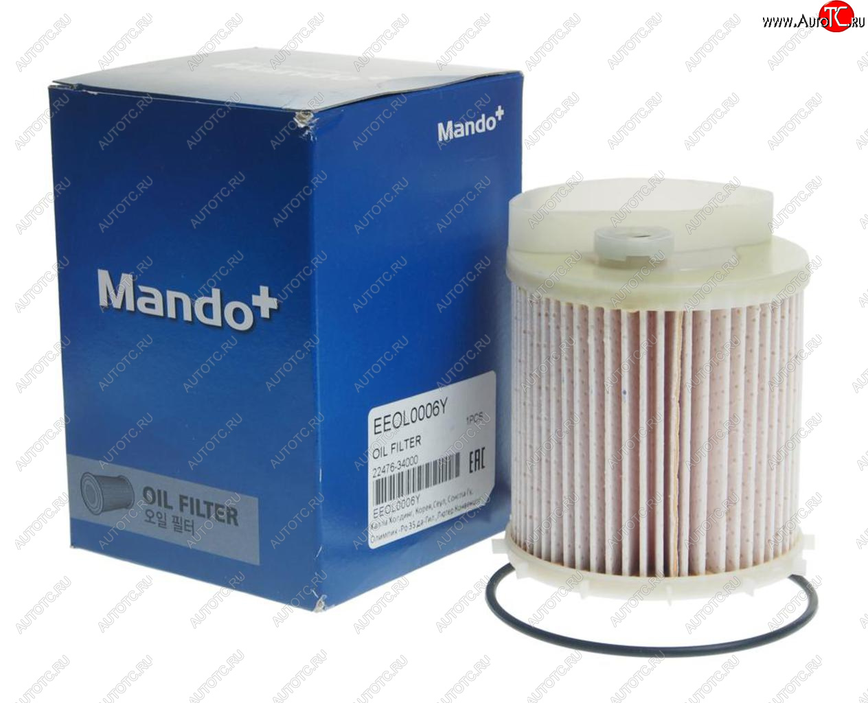 1 279 р. Фильтр топливный SSANGYONG Actyon (10-),Actyon Sports (12-),Rexton (12-) (D20) MANDO MANDO eeol0006y  с доставкой в г. Майкоп