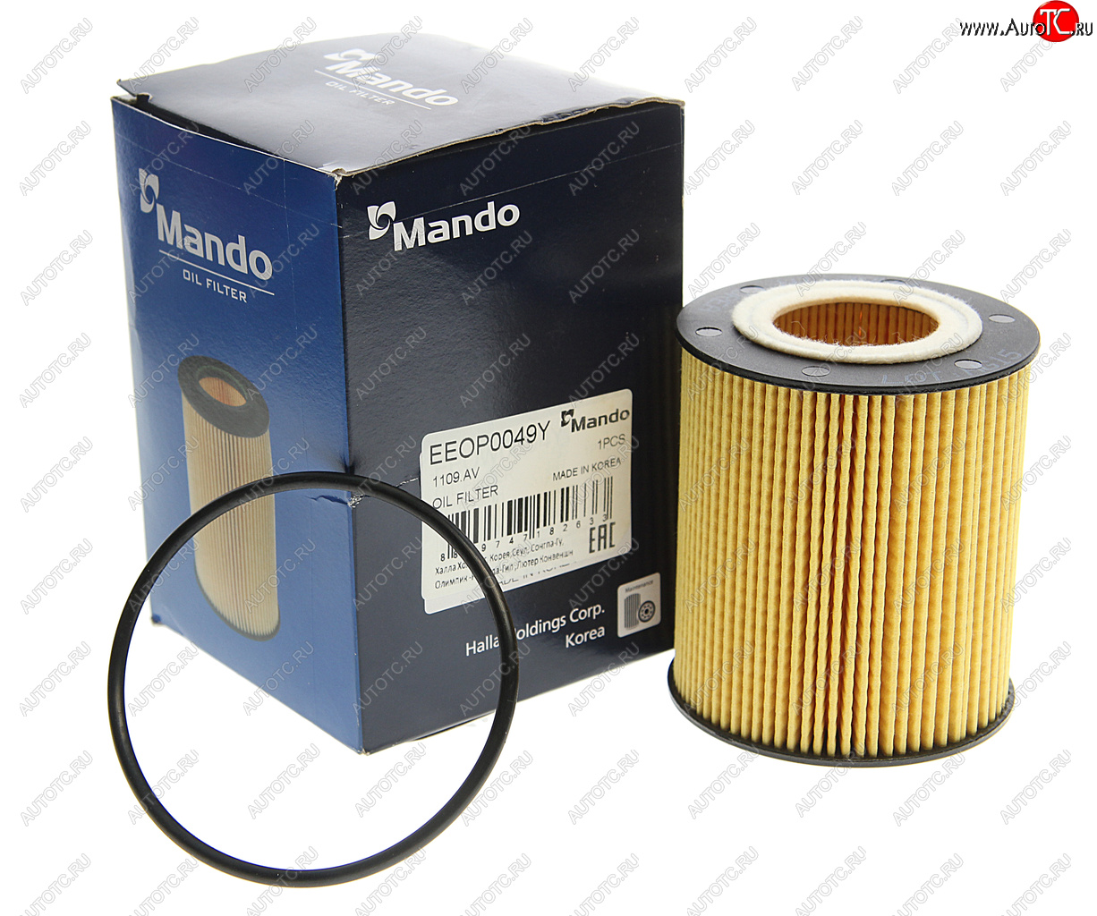 379 р. Фильтр масляный PEUGEOT 407 CITROEN C5,C6 (3.0 HDI) MANDO MANDO eeop0049y MANDO eeop0049y  с доставкой в г. Майкоп