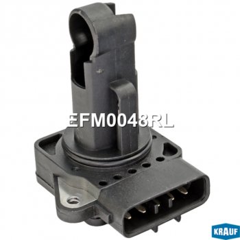2 869 р. Датчик массового расхода воздуха MAZDA 2,3,5,6 (дв.ZJ-VE/ZY-VE/LF/L5-VE) KRAUF KRAUF efm0048rl KRAUF efm0048rl  с доставкой в г. Майкоп. Увеличить фотографию 1