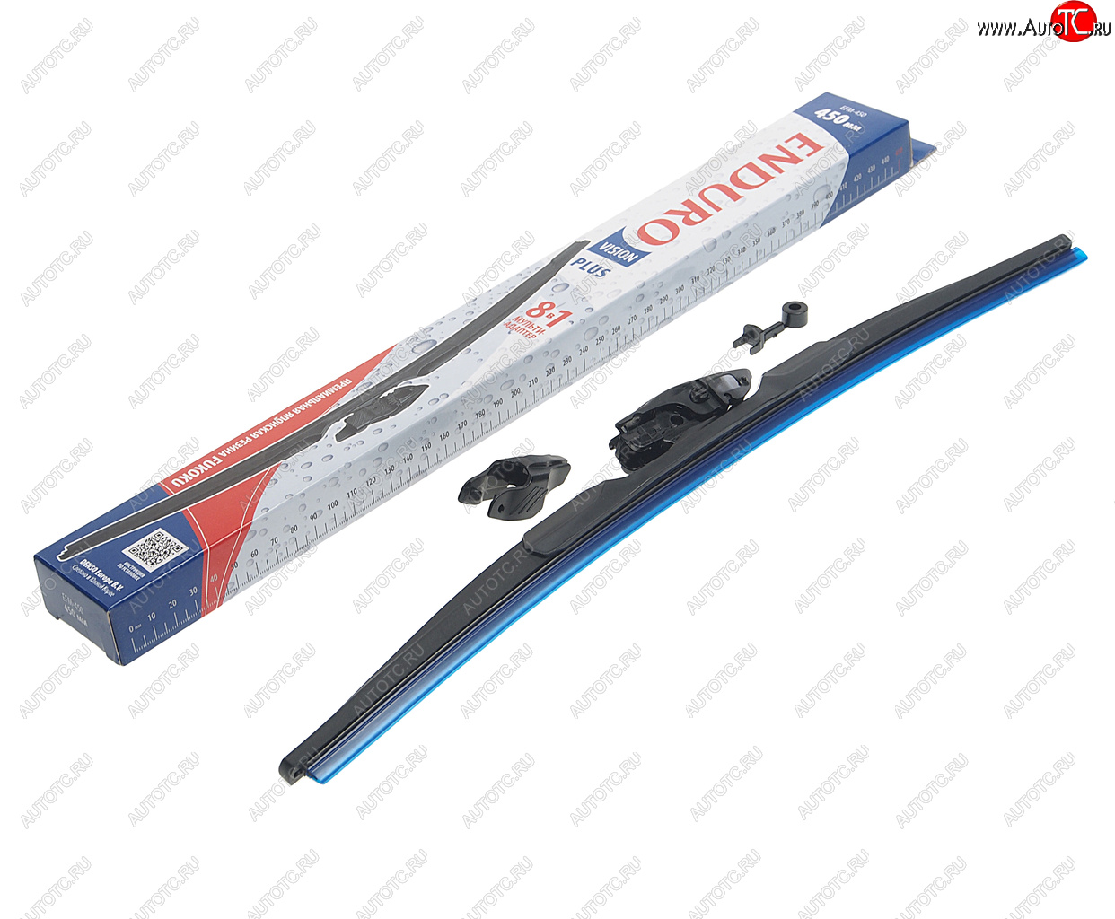 459 р. Щетка стеклоочистителя 450мм бескаркасная (адаптер) Plus ENDUROVISION DENSO DENSO efm-450  с доставкой в г. Майкоп
