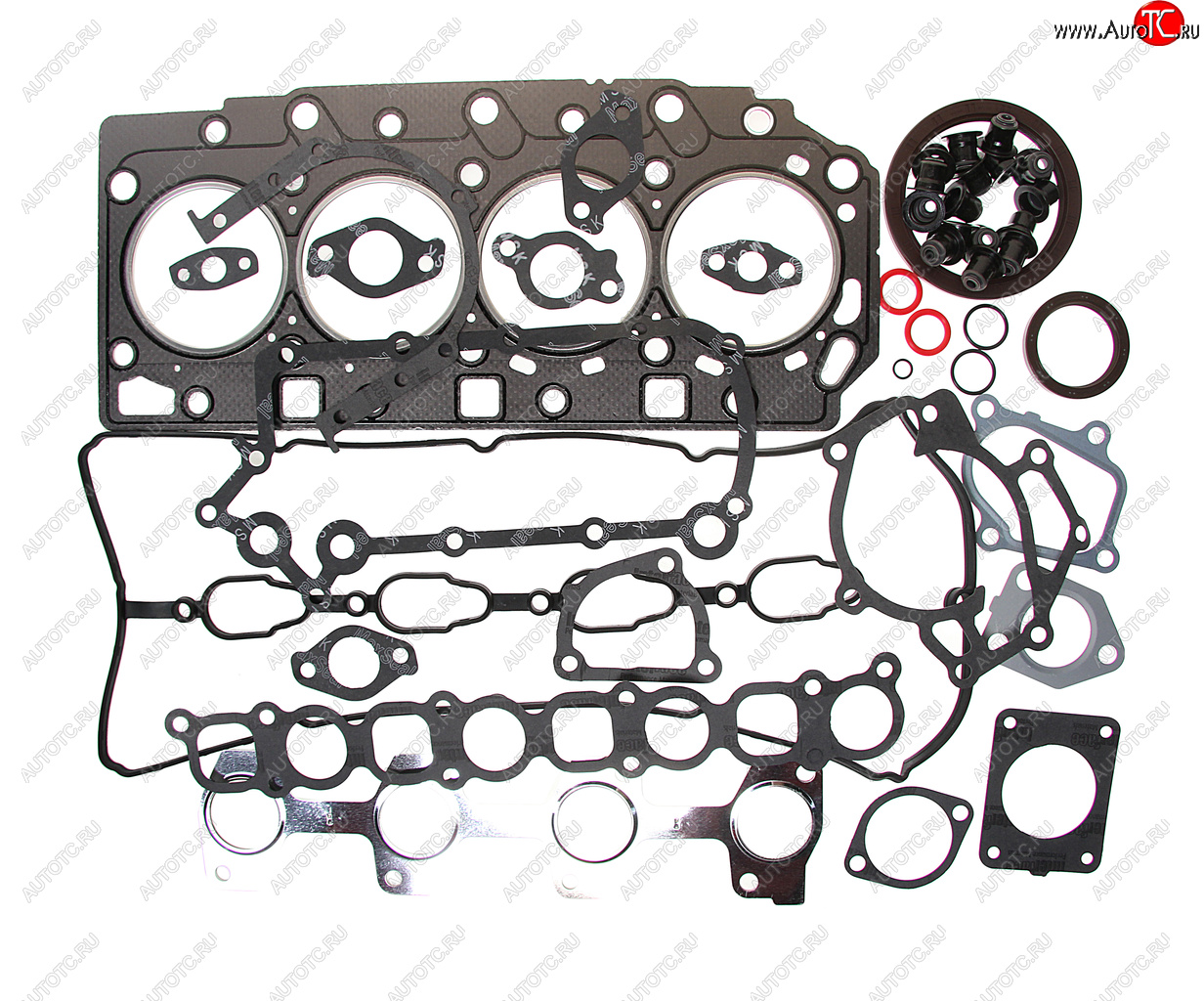 4 549 р. Прокладка двигателя KIA Sorento (02-) (2.5) комплект (t=1.00) (G) MANDO MANDO egogk00012  с доставкой в г. Майкоп