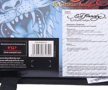 39 р. Держатель CD-дисков TIGER на козырек (10 дисков) ED HARDY ED HARDY eh-00219  с доставкой в г. Майкоп. Увеличить фотографию 6