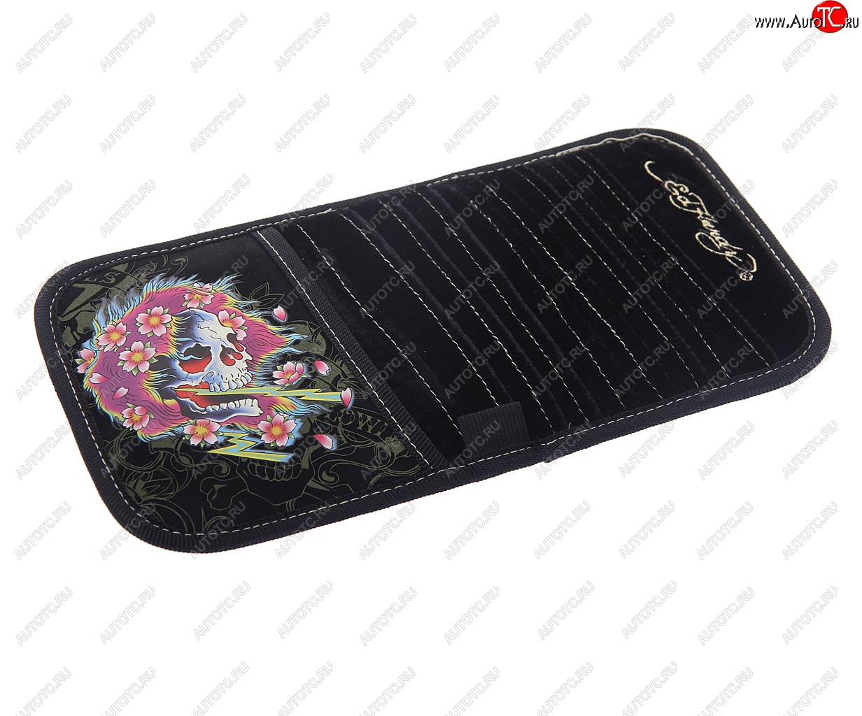 70 р. Держатель CD-дисков BEAUTIFUL GHOST на козырек (10 дисков) ED HARDY ED HARDY eh-00719 ED HARDY eh-00719  с доставкой в г. Майкоп