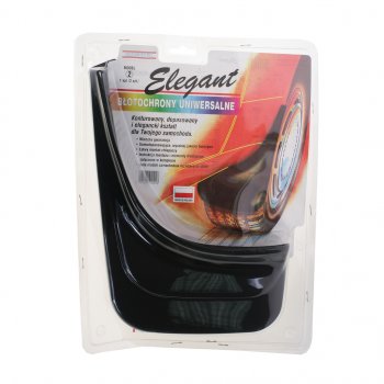 1 189 р. Брызговик универсальный задний комплект 2шт. ELEGANT ELEGANT элегант №2  с доставкой в г. Майкоп. Увеличить фотографию 1
