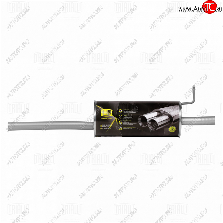 2 499 р. Глушитель ЛАДА Largus RENAULT Logan (11-) TRIALLI TRIALLI emm0120 TRIALLI emm0120  с доставкой в г. Майкоп