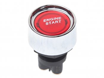 749 р. Выключатель кнопка 12V 50А ENGINE START без фиксации красная NO NAME engine startкр  с доставкой в г. Майкоп. Увеличить фотографию 1